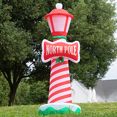 Cartoon lighthouse gas model