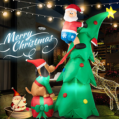 Cartoon christmas air model