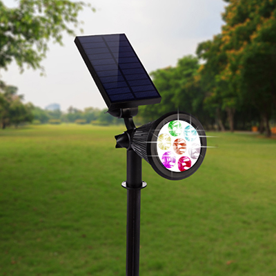 Solar landscape spotlight